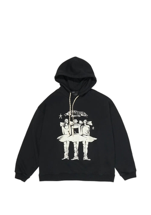Bimba y Lola graphic-print hoodie - Black
