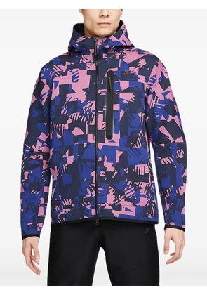 Nike patterned hoodie - Blue