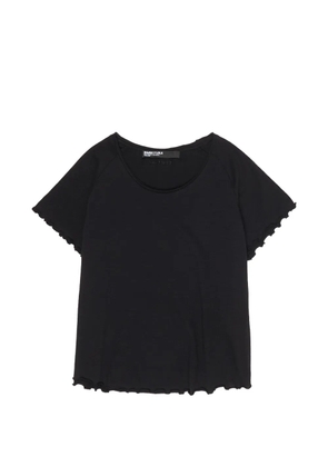 Bimba y Lola rolled-trim T-shirt - Black