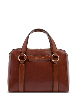 The Bridge Laura leather zip mini bag - Brown
