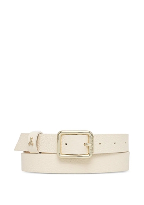 Patrizia Pepe buckle logo belt - Neutrals