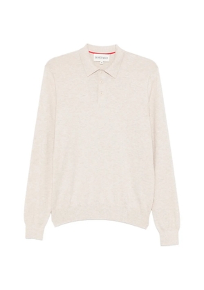 BOMPARD long-sleeved polo shirt - Neutrals