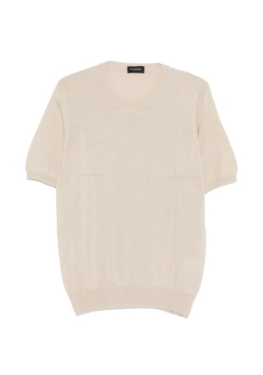 Tagliatore crew-neck short-sleeve T-shirt - Neutrals