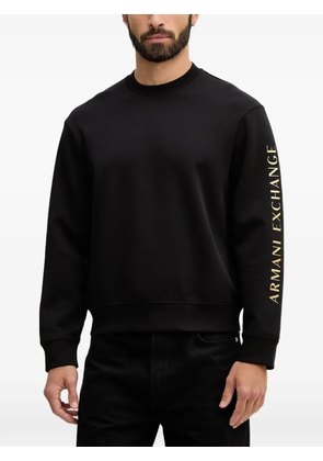 Armani Exchange horse-print sweatshirt - Black