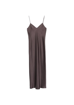 Antonelli V-neck slip maxi dress - Brown