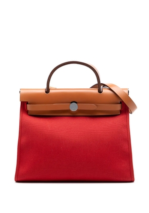 Hermès Pre-Owned 2016 Toile Herbag Zip 31 satchel - Orange