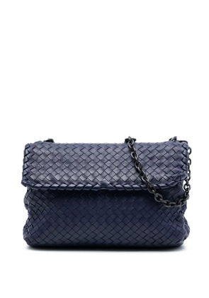 Bottega Veneta Pre-Owned 2012-2025 Medium Nappa Intrecciato Olimpia shoulder bag - Blue