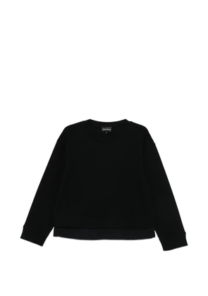 Emporio Armani layered sweatshirt - Black