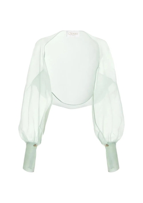 Genny silk bolero jacket - Green