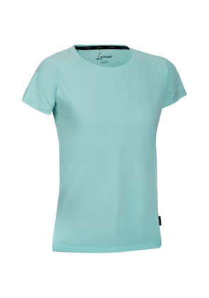 LAMUNT Lara Iconic Tech short-sleeve cotton T-shirt - Blue