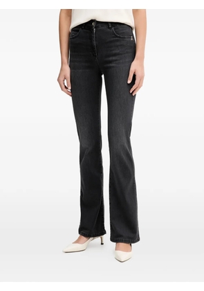 Patrizia Pepe logo-motif jeans - Black