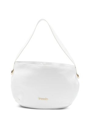 Braccialini Ariel leather shoulder bag - White