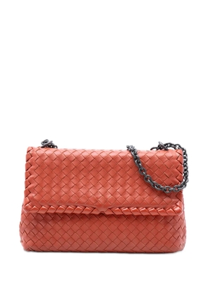 Bottega Veneta Pre-Owned 2012-2026 Small Nappa Intrecciato Olimpia shoulder bag - Orange