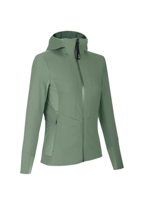 LAMUNT Violet hooded zip-up jacket - Green