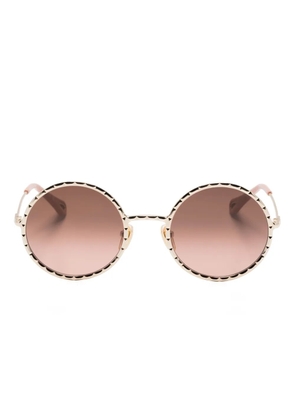 Chloé Eyewear round-frame sunglasses - Gold