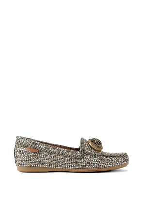 Kurt Geiger London Chelsea embellished loafers - Neutrals