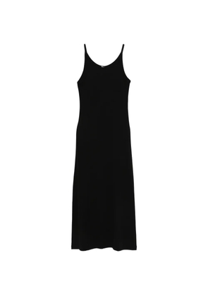 TOTEME fluid slip midi dress - Black