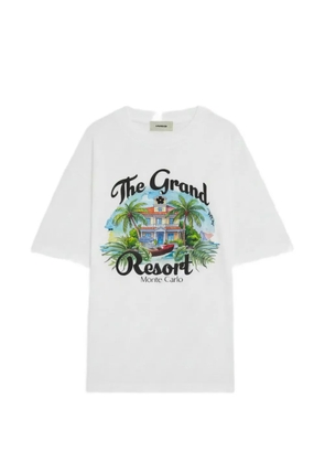 A Paper Kid graphic print jersey T-shirt - White