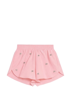 A Paper Kid embellished poplin shorts - Pink