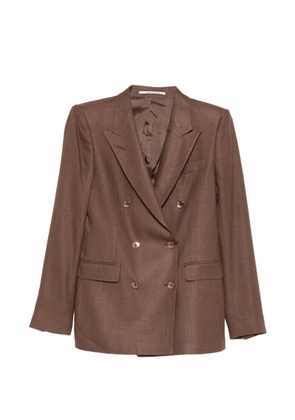 Tagliatore double-breasted blazer - Brown