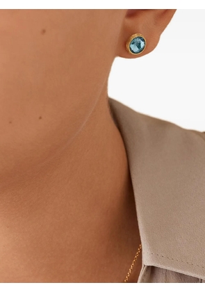 Marco Bicego 18K yellow gold blue topaz jaipur earrings