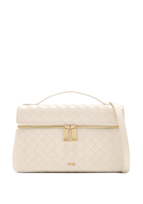 JW Pei Thea woven top-handle tote bag - Neutrals