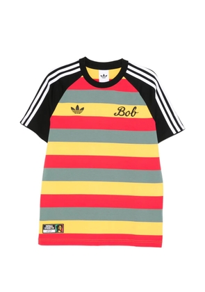 adidas Bob Marley Originals striped T-shirt - Black
