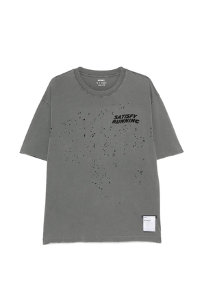 Satisfy crew-neck T-shirt - Grey