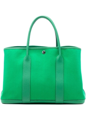Hermès Pre-Owned 2014 Toile and Negonda Garden Party 36 tote bag - Green
