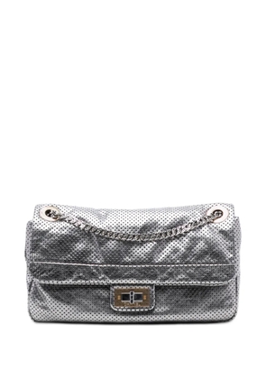 CHANEL Pre-Owned 2006-2008 Medium Reissue Perforated Calfskin Drill Flap shoulder bag - Silver