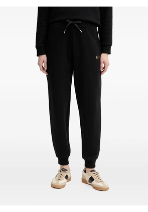 Armani Exchange logo drawstring-waist track pants - Black