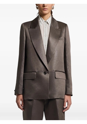 Peserico Glazed blazer - Brown