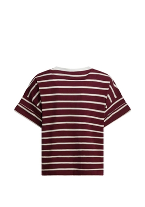 Brunello Cucinelli striped T-shirt - Red