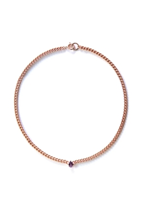 NORMA JEWELLERY amethyst pear-cut necklace - Pink