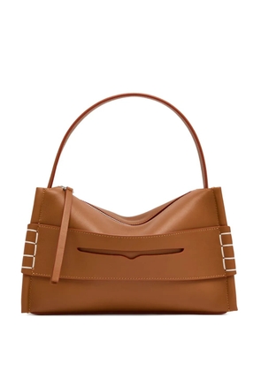 JW Anderson Loafer leather shoulder bag - Brown