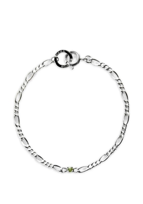 NORMA JEWELLERY peridot round-cut bracelet - Silver