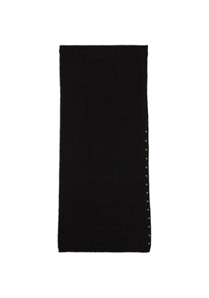 A Paper Kid knitted stud skirt - Black