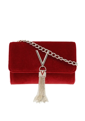 Valentino Garavani Pre-Owned 2000-2025 Velvet Tassel Divina crossbody bag - Red