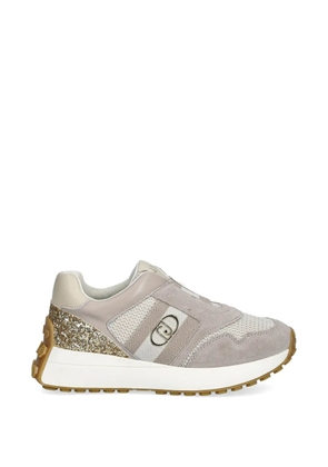 LIU JO glitter-embellished sneakers - Grey
