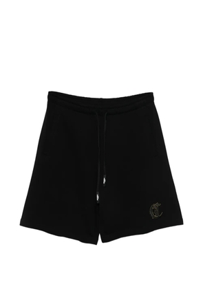 Just Cavalli embroidered track shorts - Black