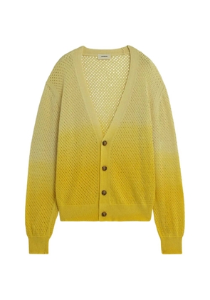 A Paper Kid openwork cardigan - Yellow