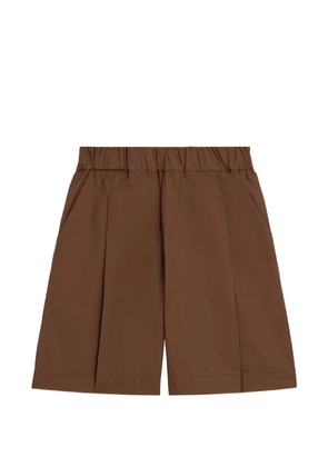 A Paper Kid patch-pocket shorts - Brown
