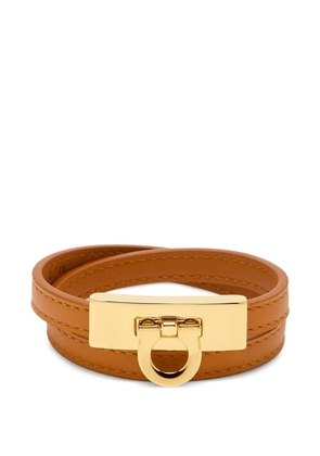 Ferragamo double strap lock bracelet - Gold