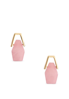 La DoubleJ geometric earrings - Gold