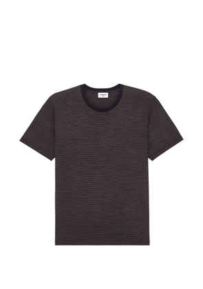 Saint Laurent striped T-shirt - Brown