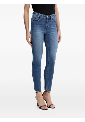 LIU JO raw-hem skinny jeans - Blue