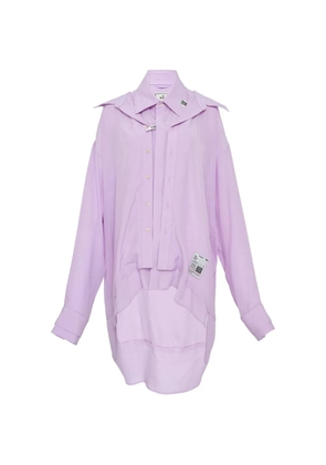 Maison MIHARA YASUHIRO layered shirt - Purple