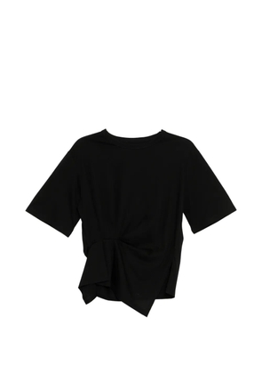 LESS crinkled T-shirt - Black