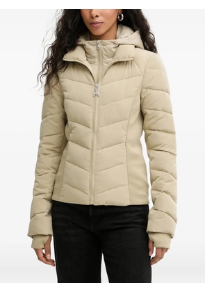 Patrizia Pepe hooded padded jacket - Neutrals