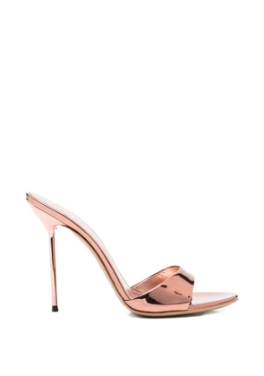 Paris Texas Lidia metallic-finish sandals - Brown